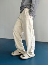Twill Basic Golden Wide Pants 7C