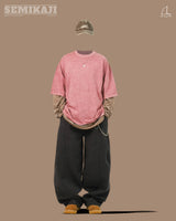 [SEMADE] Short Essential Salt Pigment Sleeve 에센셜 솔트 피그먼트 슬리브 (반팔)