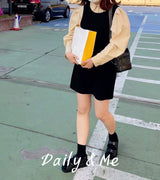 Mini sleeveless dress(onecolor)