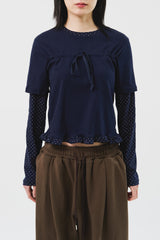 (W) Pick Dot Top (2color)