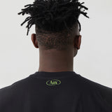 White Sculpture and Apple T-shirt (Black)
