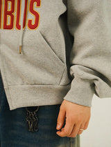 DR FAVOR 26 Patch Crop Hoody Zip-up