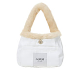 KEETY RABBIT fur mini bag [beige]