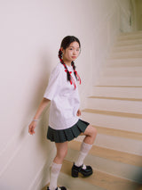 RABBIT T-SHIRT_White/Pink