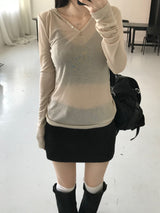 ミニクロットスカートパンツ (2 colors)