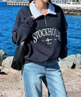 Stockholm half zip-up - mtm