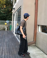 ソリッドバンドワイドパンツ