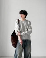 Spin Layered V-Neck Knit