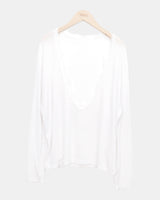 テンバー Vネック レース ロングスリーブ Tシャツ
