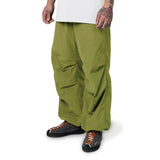 LONG BALLOON CLIMBING PANTS - OLIVE GREEN