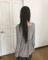 ホシーヴボタンシャーリングレイヤードロングスリーブTシャツ
