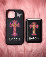 Leopard Baddie Cross MagSafe Card Wallet
