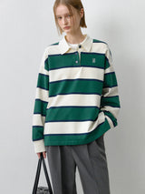 (T-7002)ESSENTIAL STRIPE TEE