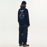 Cowboy Embroidered Work Jacket_Black