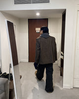 No.0995 check OVER blazer JK