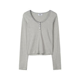 STRIPE COMBI BURTON T-SHIRT (GRAY)