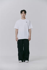 FMW フラワーグラフィック Tシャツ - ブラック