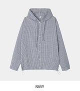 Fruit Check String Hood Shirt