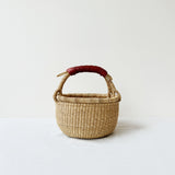 NATURAL BOLGA BASKET - 2 Colors (SMALL)