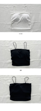 [Chest pad] ピギーシャーリングキャップスリーブレス