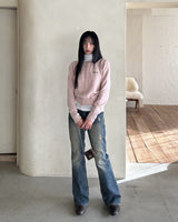 NEWALRIN ベーシックカシミアニットカーディガン