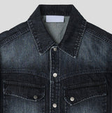 Bor Washed Western Denim Jacket