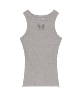 [NF] COMFORT ZIPPER SLEEVELESS_(GRAY)_F24QB272