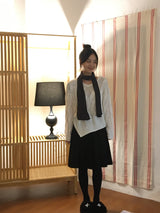 hei pleats midi skirt (2color)