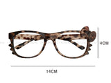 Kitty leopard glasses