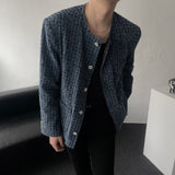 CR Monic Denim Round Tweed Jacket (2 colors)