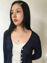 Clementine Silver Ball Necklace (2color)