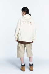26FW★ Hanging Cats Embroidered Hoodie