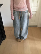 Pae Rouge Vintage Washing Denim Pants (2c)