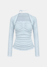 Lovely Button Tank Bolero Set