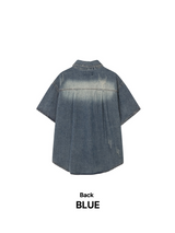 OW Udin Two-Pocket Washed Denim Shirt (2C)