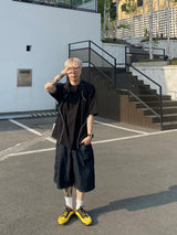 リネンカーペンターデニムハーフパンツ 2C