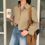 [BELLIDE MADE] 7 colors, daily standard cropped shirt