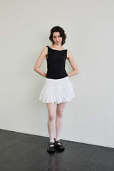 ANNIE BALLOON SKIRT PANTS / WHITE