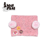 loveplayshop フィッシュプレート猫耳ニット帽 妖精の帽子
