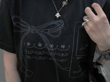  Bow sound T-shirts (black)