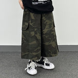 camo cotton skirt pants