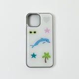 dolphin epoxy silver bumper case