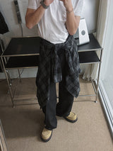 ASCLO Joy Over Dyeing Check Shirt (2color)