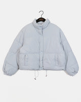 Chetky Basic Pastel Wellon Short Padded Jacket