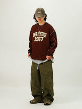 TE Vintage Washing Cargo Banding Pants