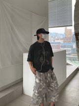 Peak Destroyed Boxy Fit Short Sleeve T-Shirt 4C