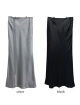 SATIN STRAP MAXI SKIRT (2COLOR)