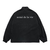 24FW ベーシックロゴナイロンセットアップジャケット ブラック