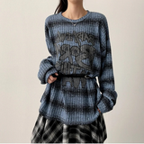 ENK Hip Street Dangara Ribbed Long Sleeve T-shirt