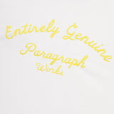 PARAGRAPH EMBROIDERED SCRIPT T SHIRT